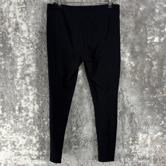 Kenar Size 2 Ankle Stretch Minimalist Flat Front Career Straight Leg Pants Black - Picture 4 of 12